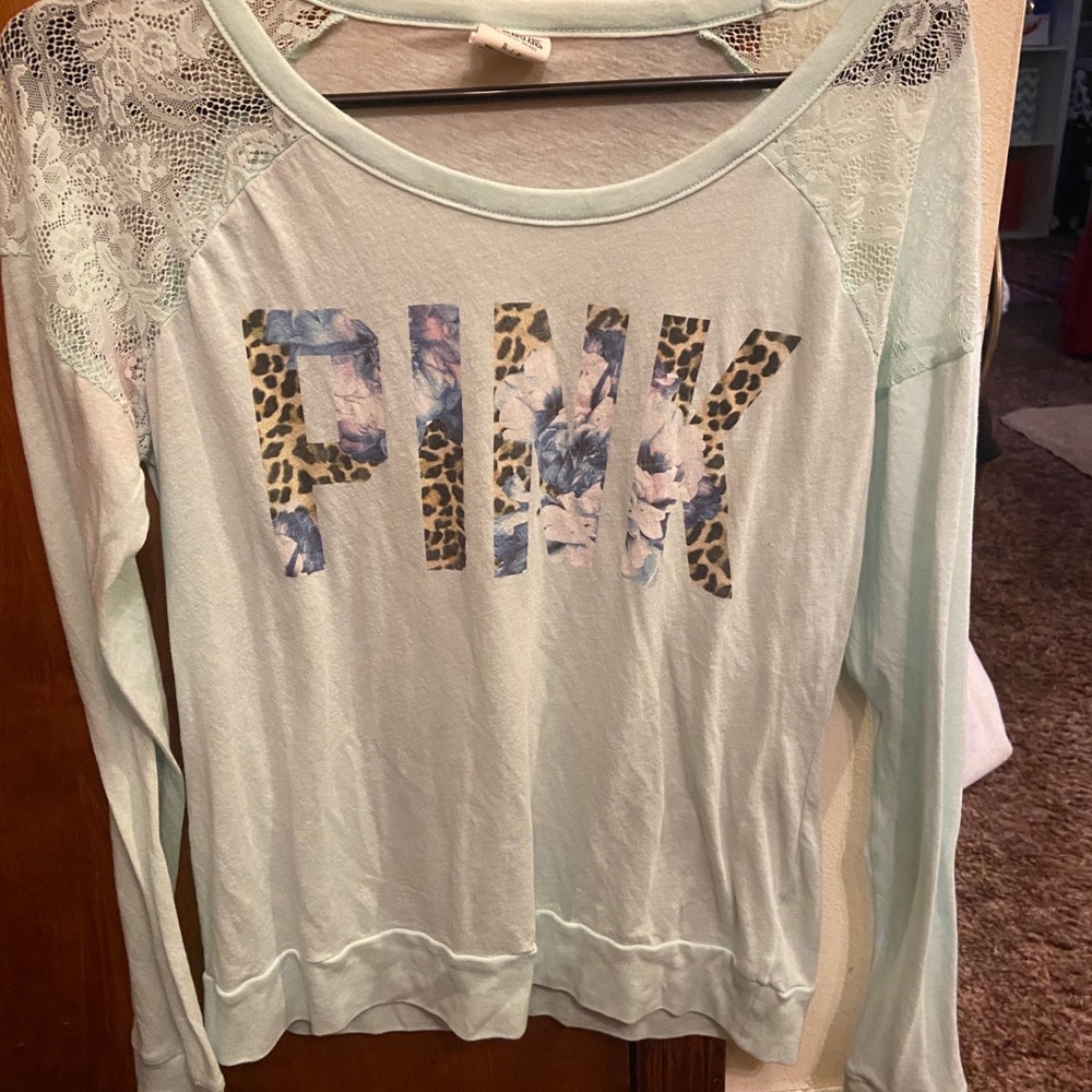 Pink Victoria secret long sleeve shirt